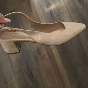 Brand new never worn Cole Haan sling back pumps